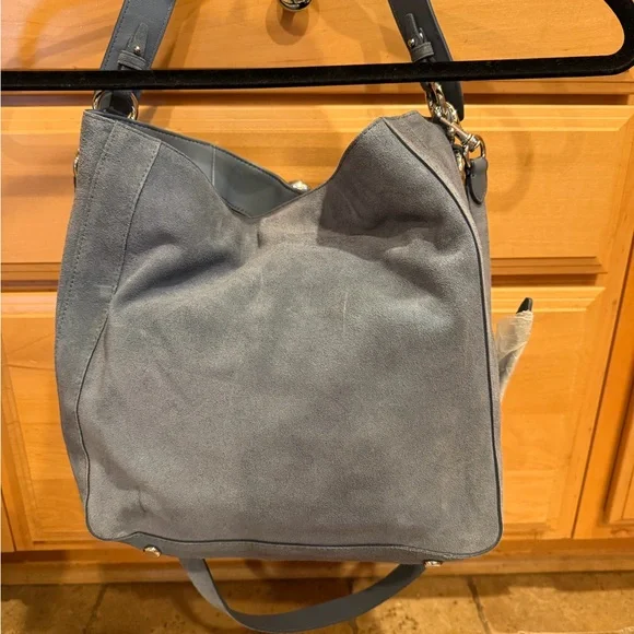 Rebecca Minkoff Blue suedeLeather hobo Bag